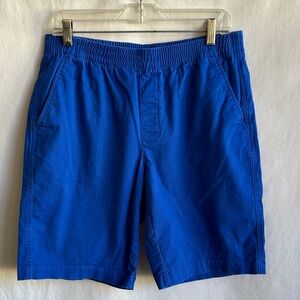 Lands’ End royal blue mid-rise shorts, size 10